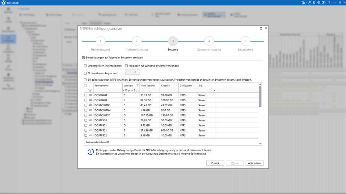 Screenshot NTFS-Berechtigungen auslesen und visualisieren