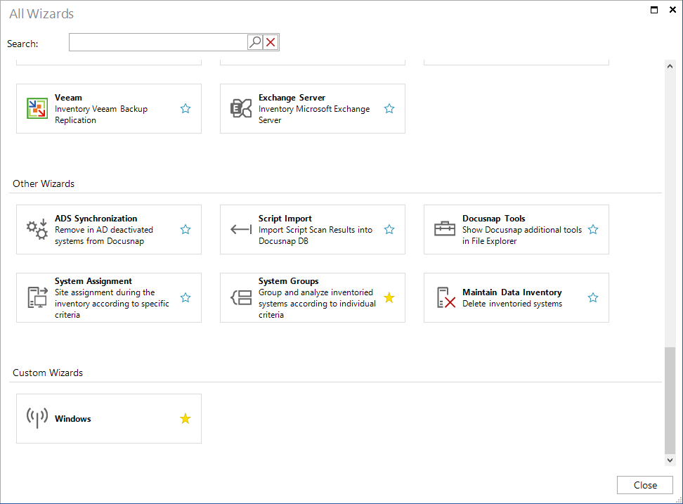 Docusnap-Inventory-Wizard-Configuration