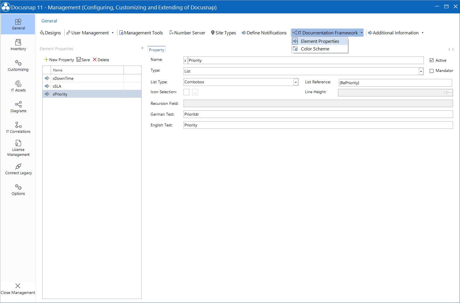 Docusnap-Management-Element-Properties