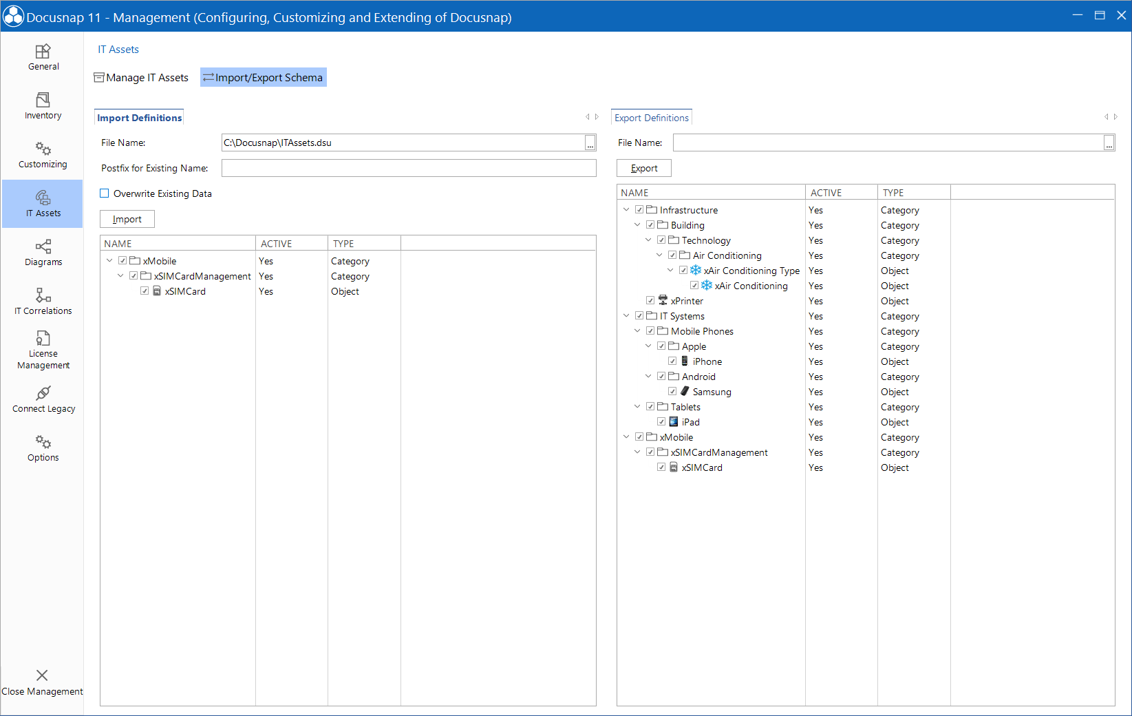 Docusnap-Management-IT-Assets-Import