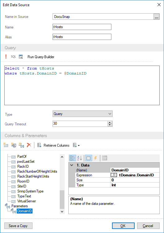 Docusnap-Report-Designer-Edit-Data-Source-Parameters