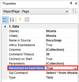 Docusnap-Report-Designer-Reconnect-on-each-row