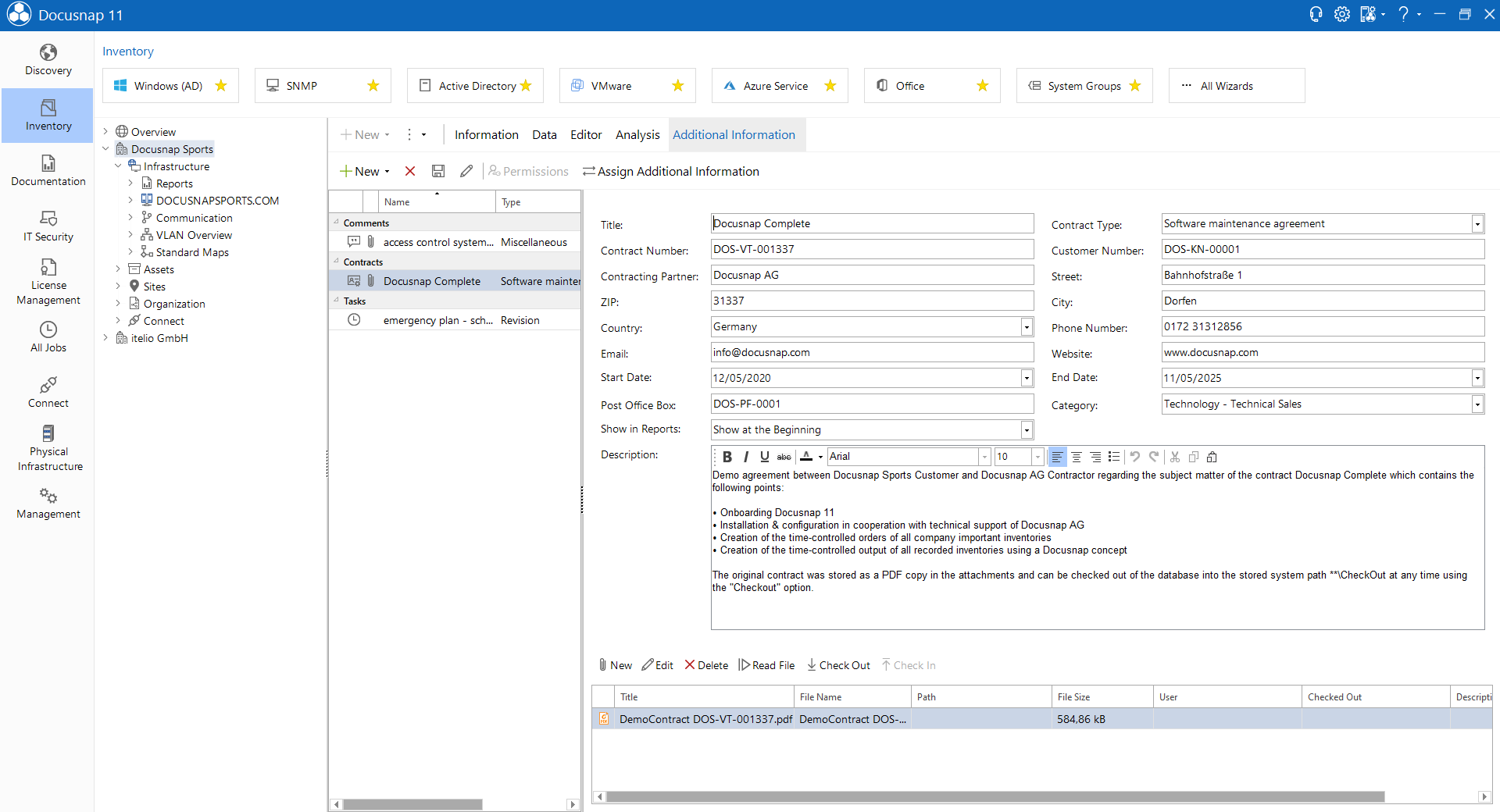 Docusnap-AdditionalInformation-Overview