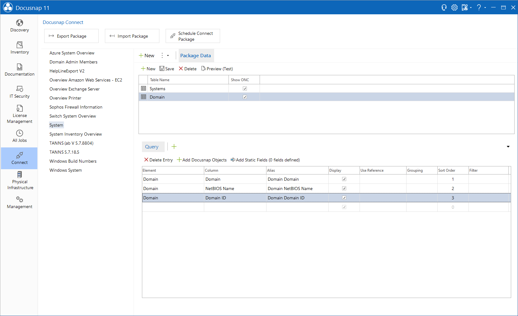 Docusnap-Connect-Multiple-Tables