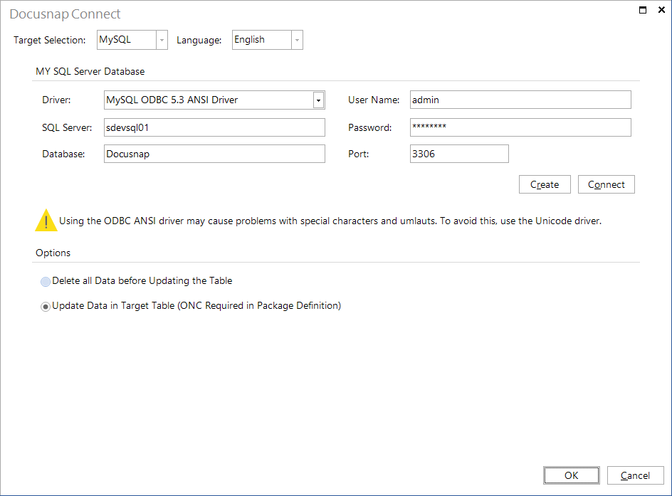 Docusnap-Connect-Schedule-Package-MySQL