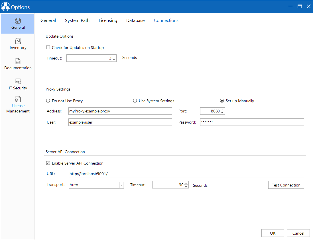 Docusnap-General-Options-Connections-Proxy