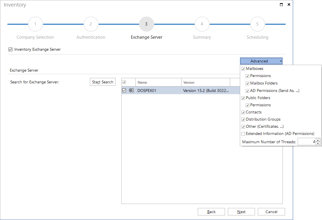 Docusnap-Inventory-Exchange-Server