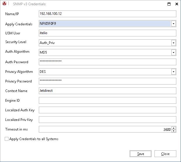 Docusnap-Inventory-SNMP-V3-Information