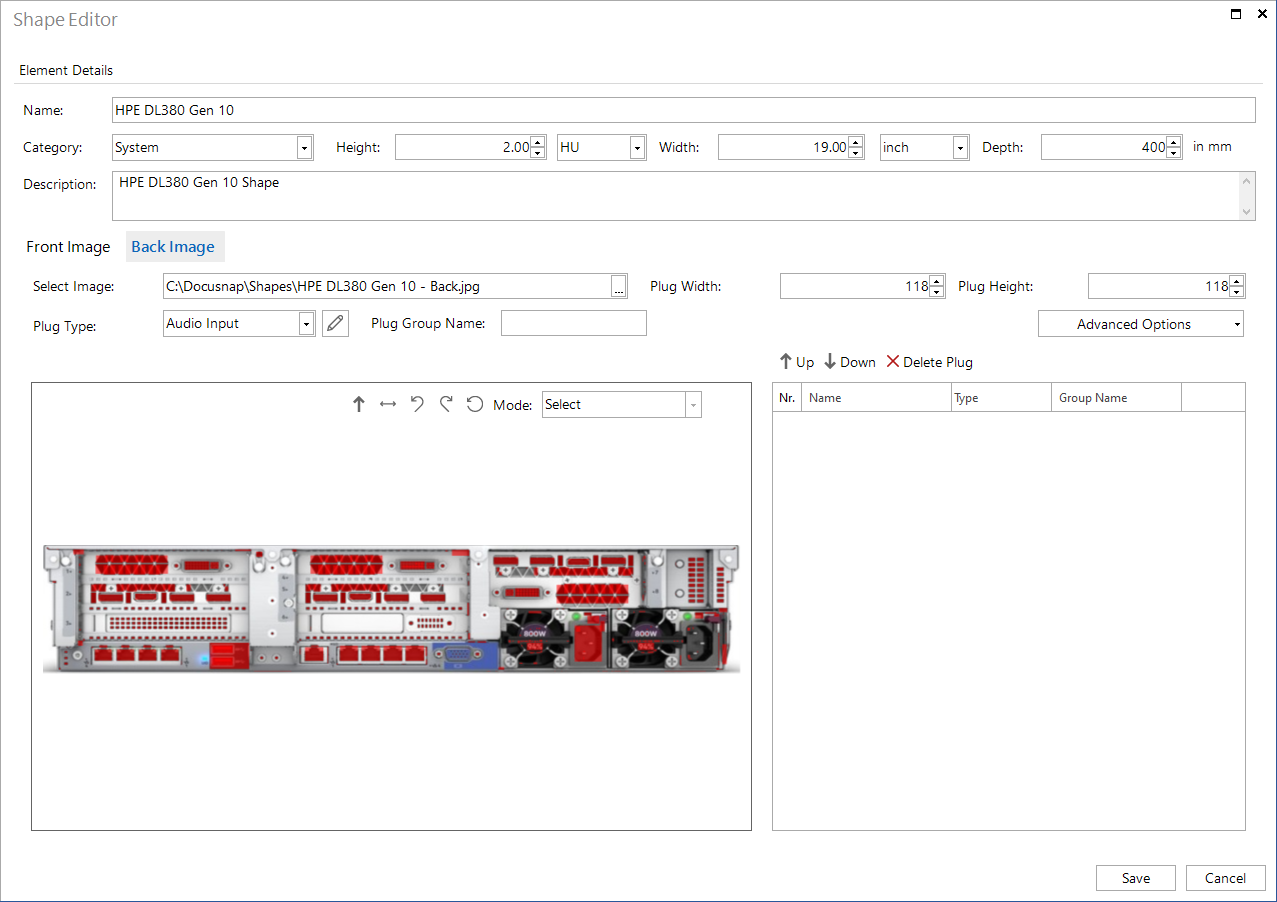 Docusnap-Physical-Infrastructure-Shape-Editor-Plugs