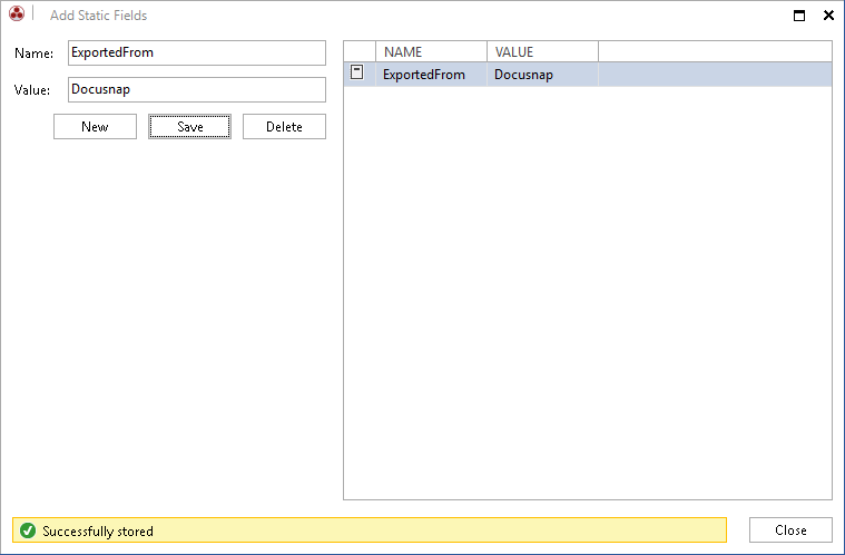 Docusnap-Connect-Static-Field