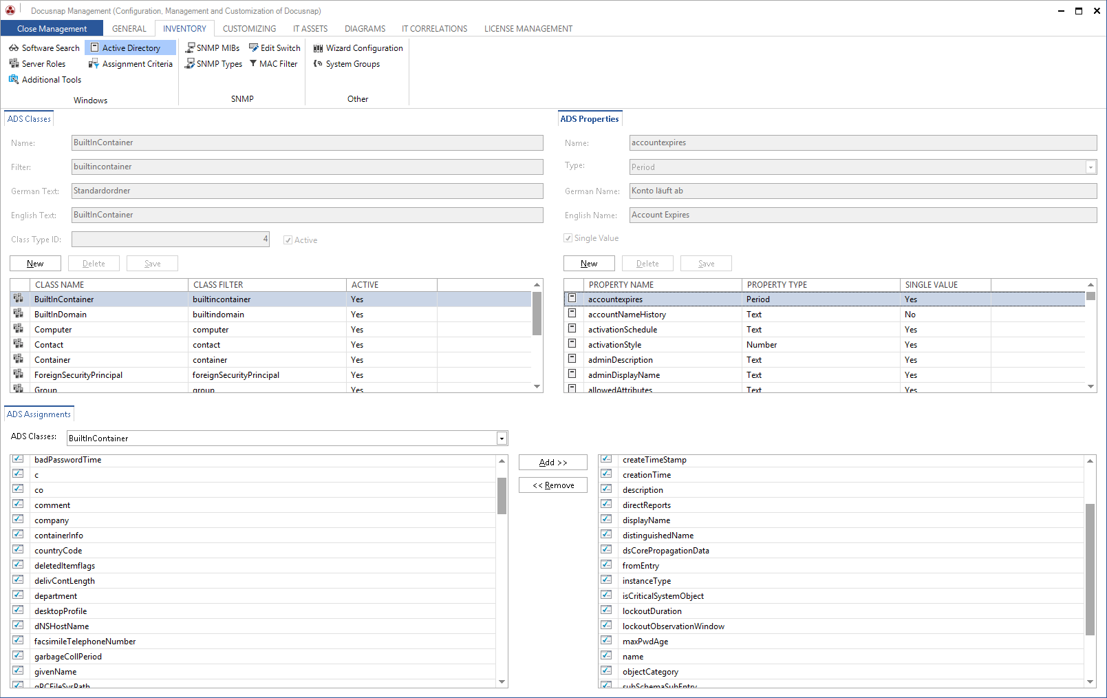Docusnap-Management-Inventory-ADS