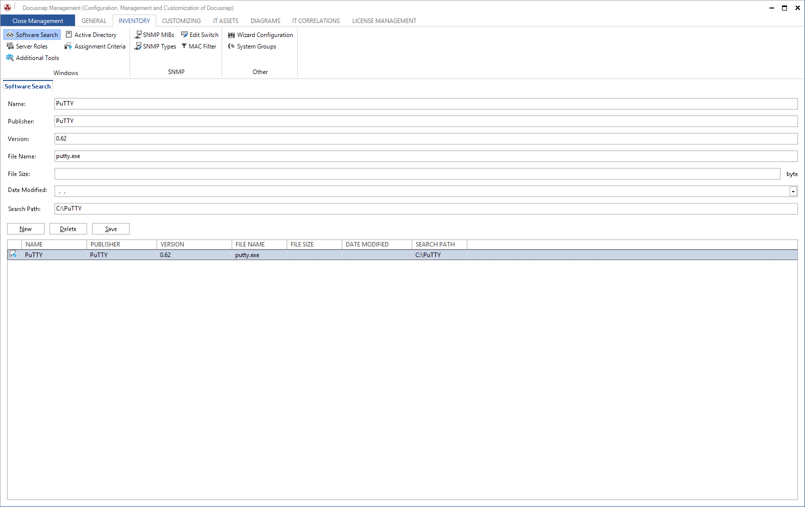 Docusnap-Management-Inventory-Software-Search