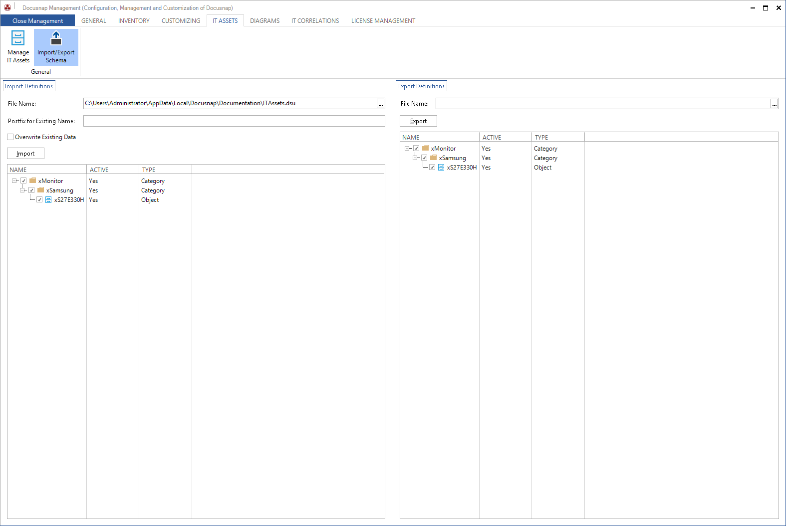 Docusnap-Management-IT-Assets-Import