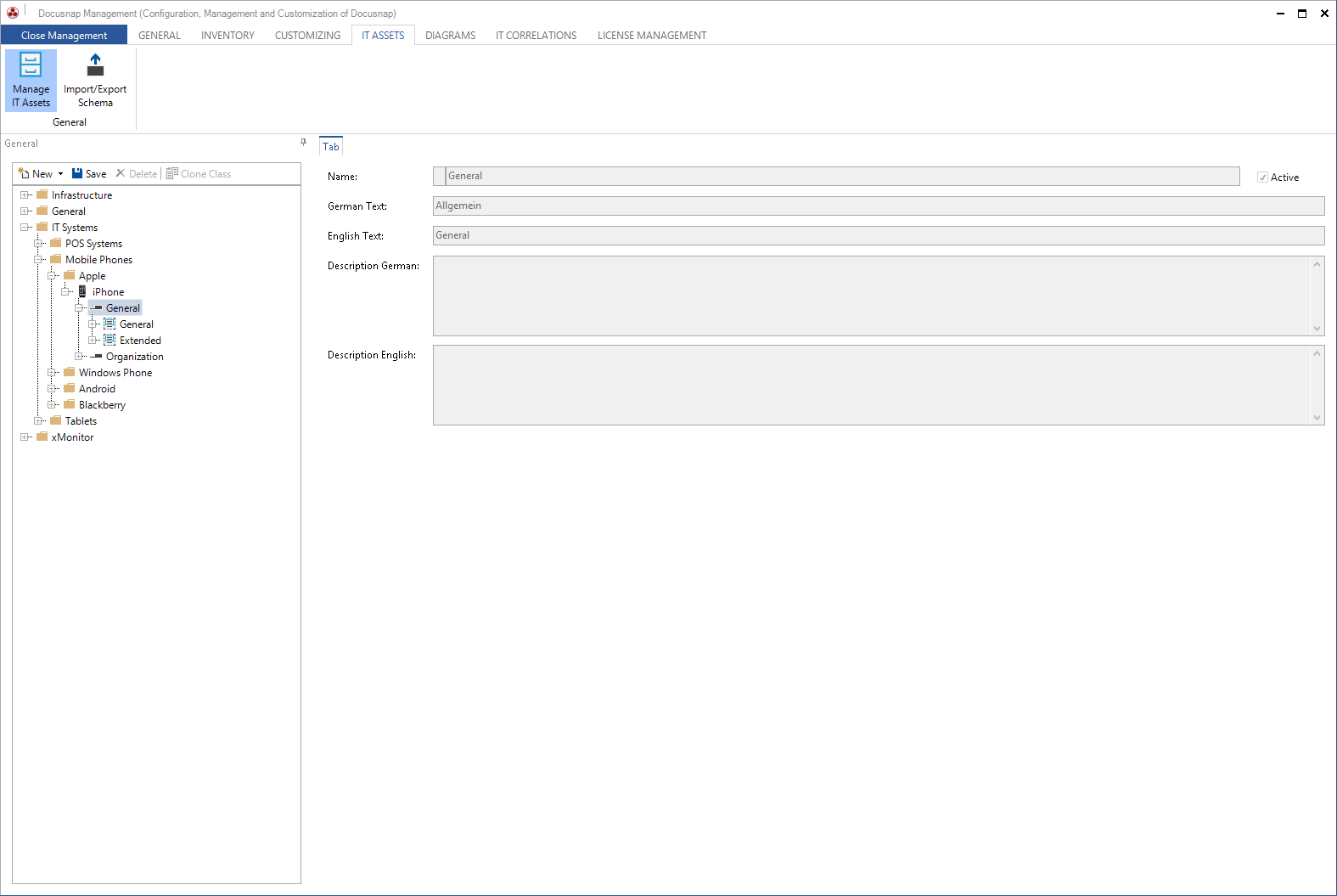 Docusnap-Management-IT-Assets-Tab