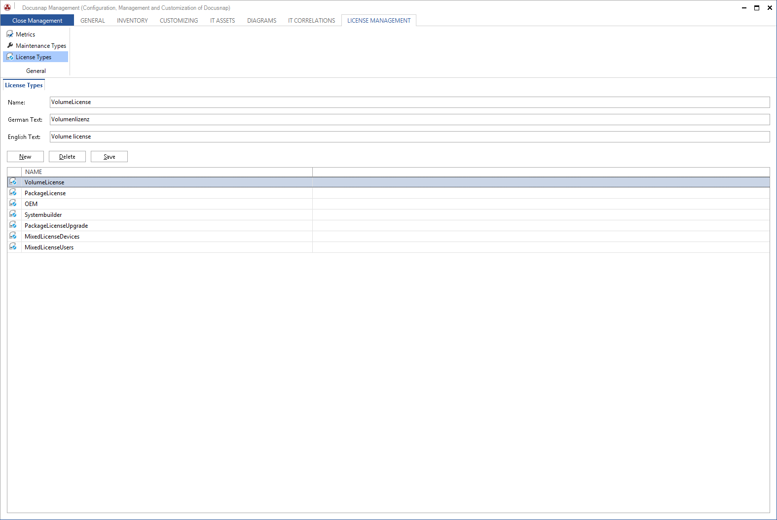 Docusnap-Management-License-Management-License-Types