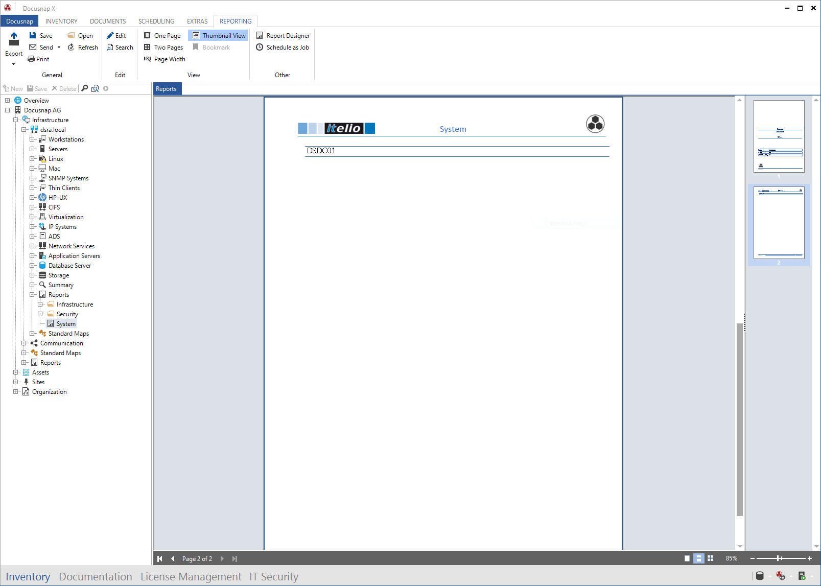 Docusnap-Report-Dialog-Report-Exectued