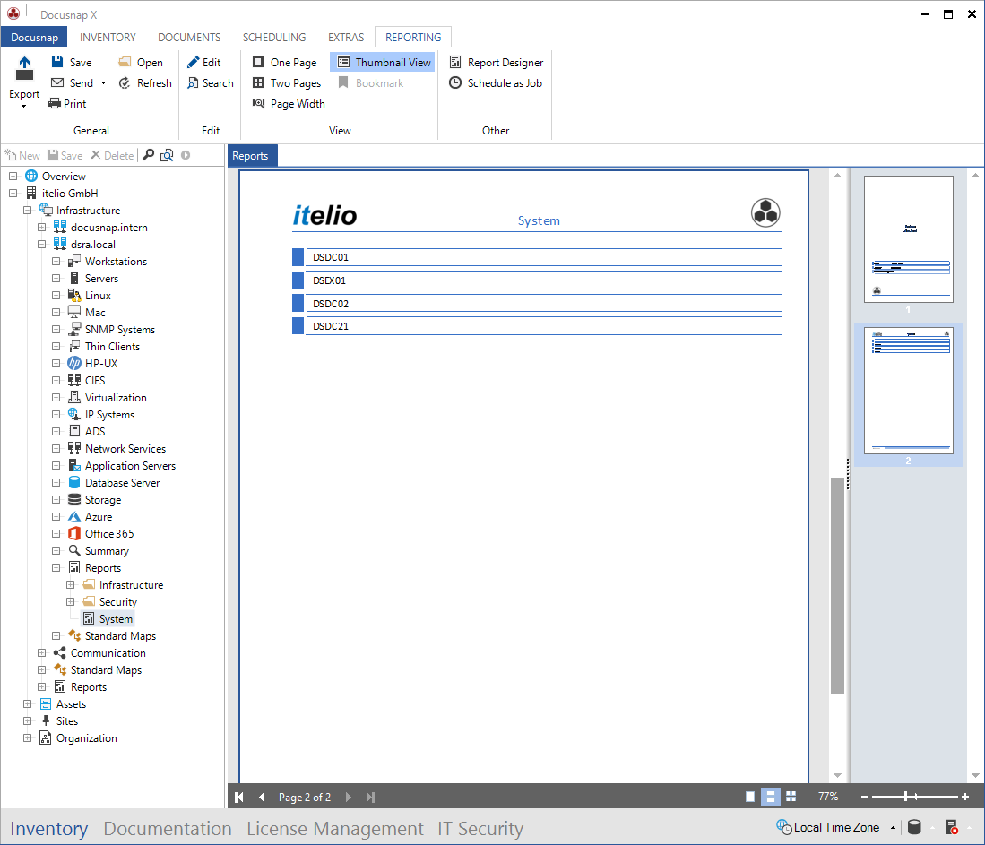 Docusnap-Report-Dialog-Report-Systems-Exectued