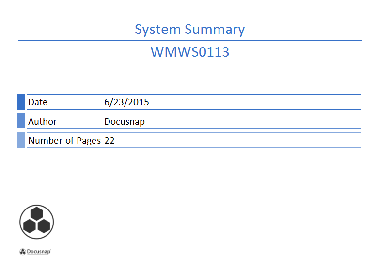 Docusnap-Reports-cover-page