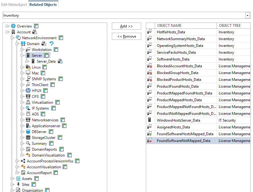 Docusnap-Tools-Manage-Metaobjects-Manage-Related-Objects