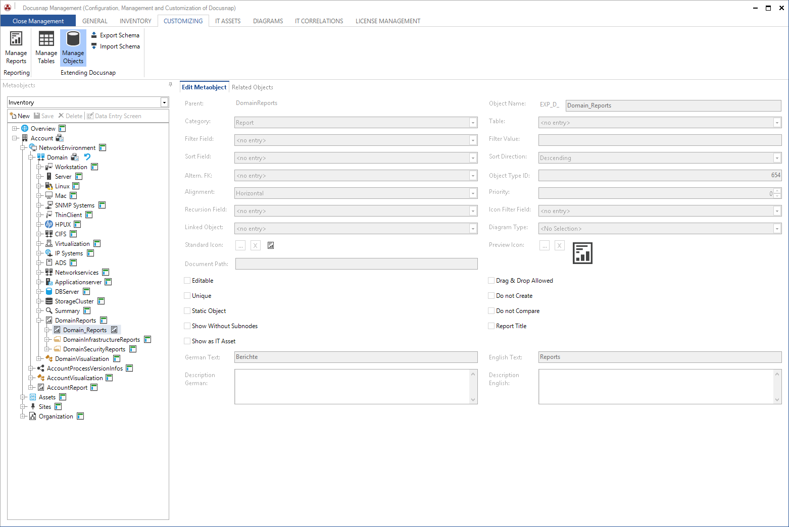 Docusnap-Tools-Manage-Metaobjects-Report