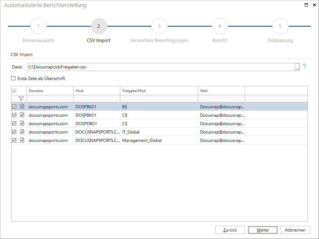 Docusnap-Berechtigungsanalyse-Berichtsjobs-csv-Import