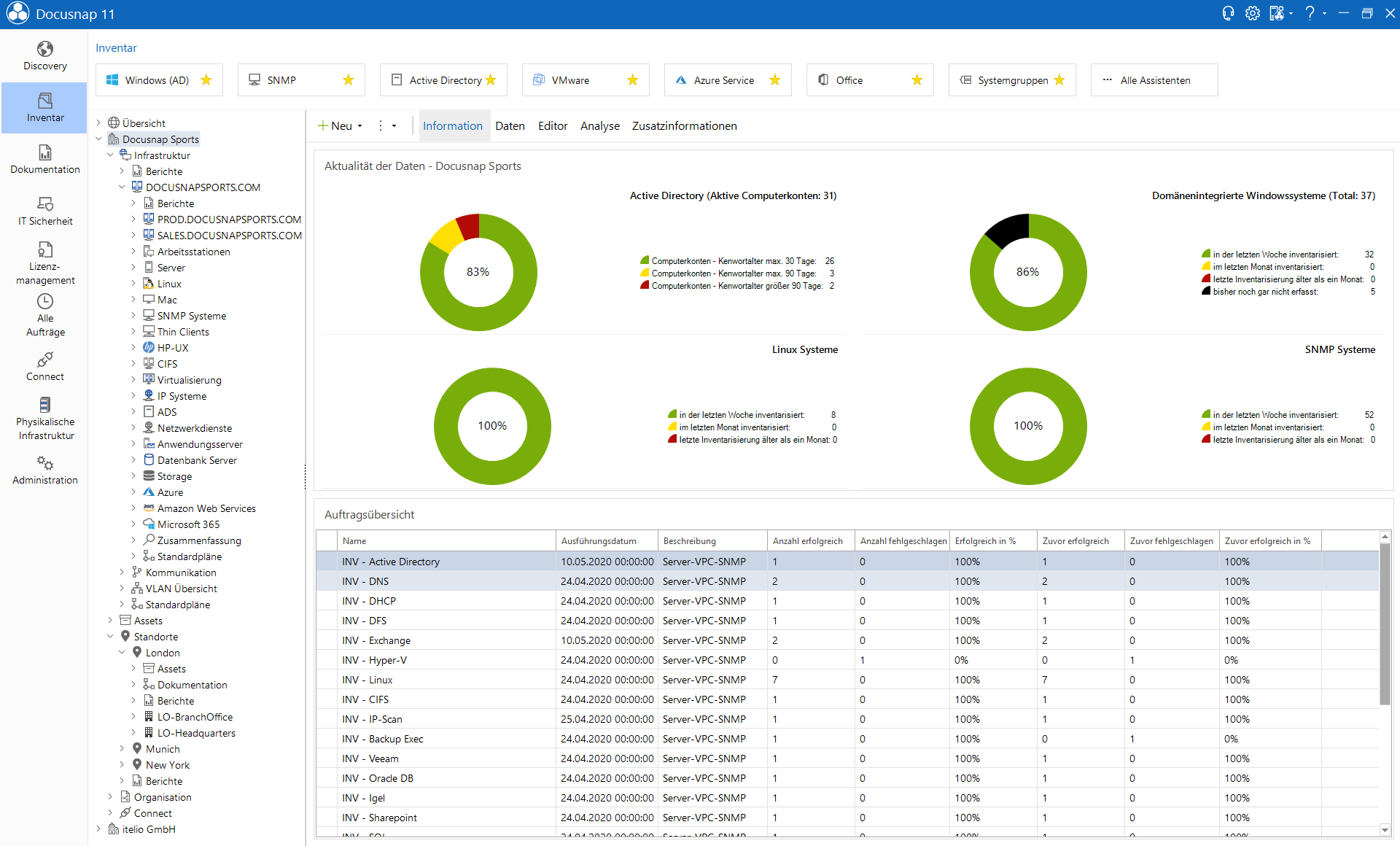 Docusnap-Datenexplorer-Information