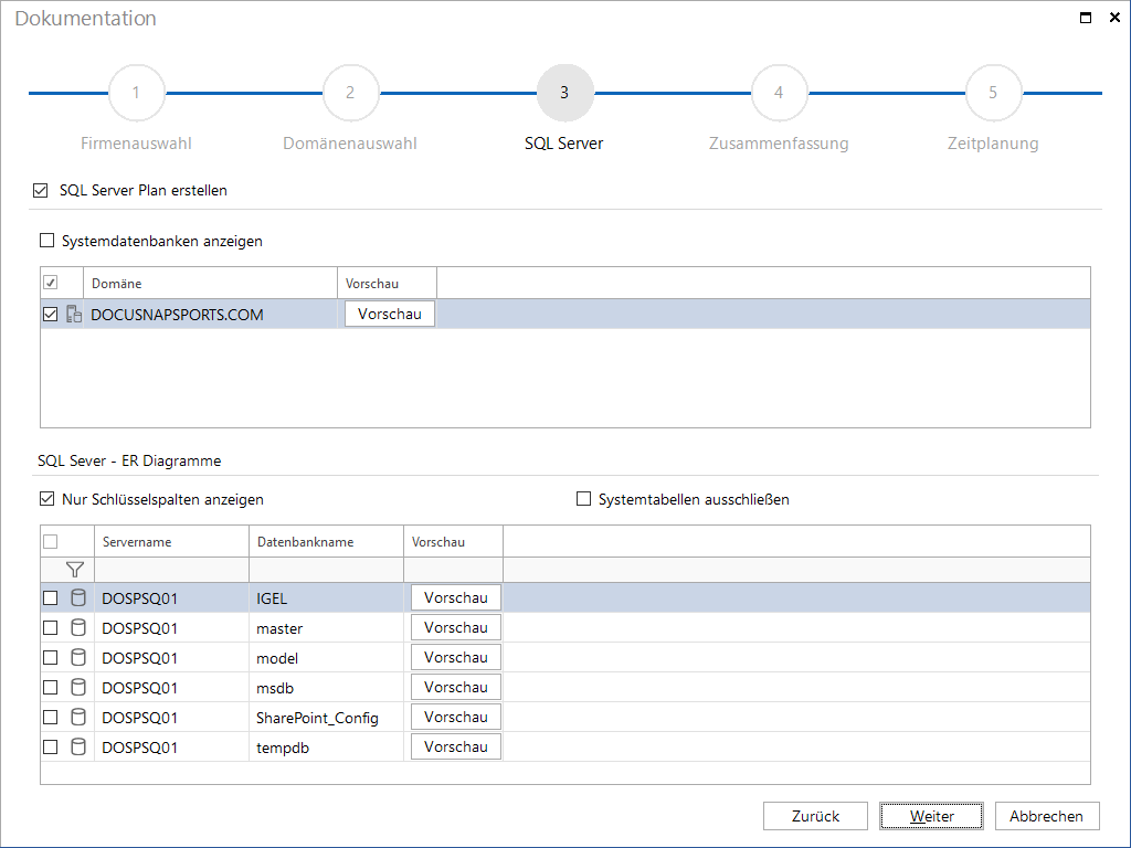 Docusnap-Dokumentation-SQL-Server