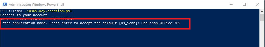 Docusnap-Inventarisierung-Azure-Vorbereitung-Office365-PowerShell-Application-Name