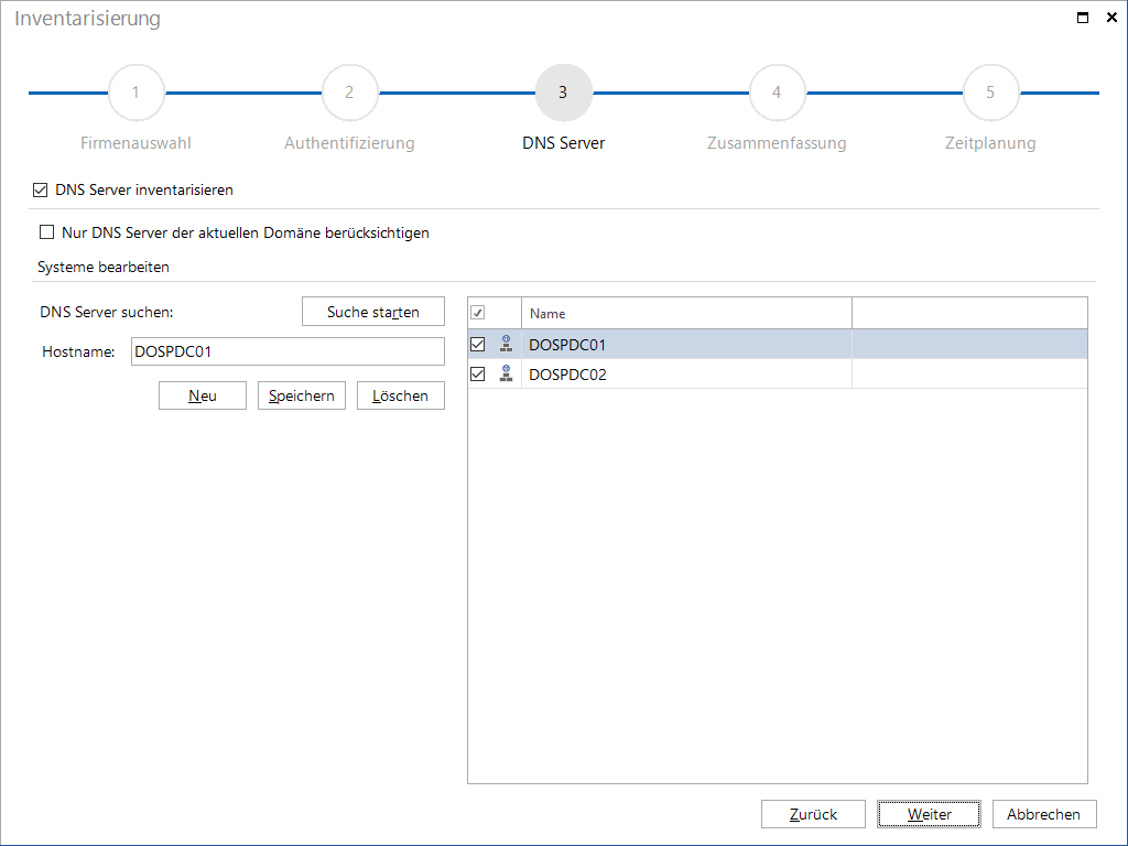 Docusnap-Inventarisierung-DNS-Server