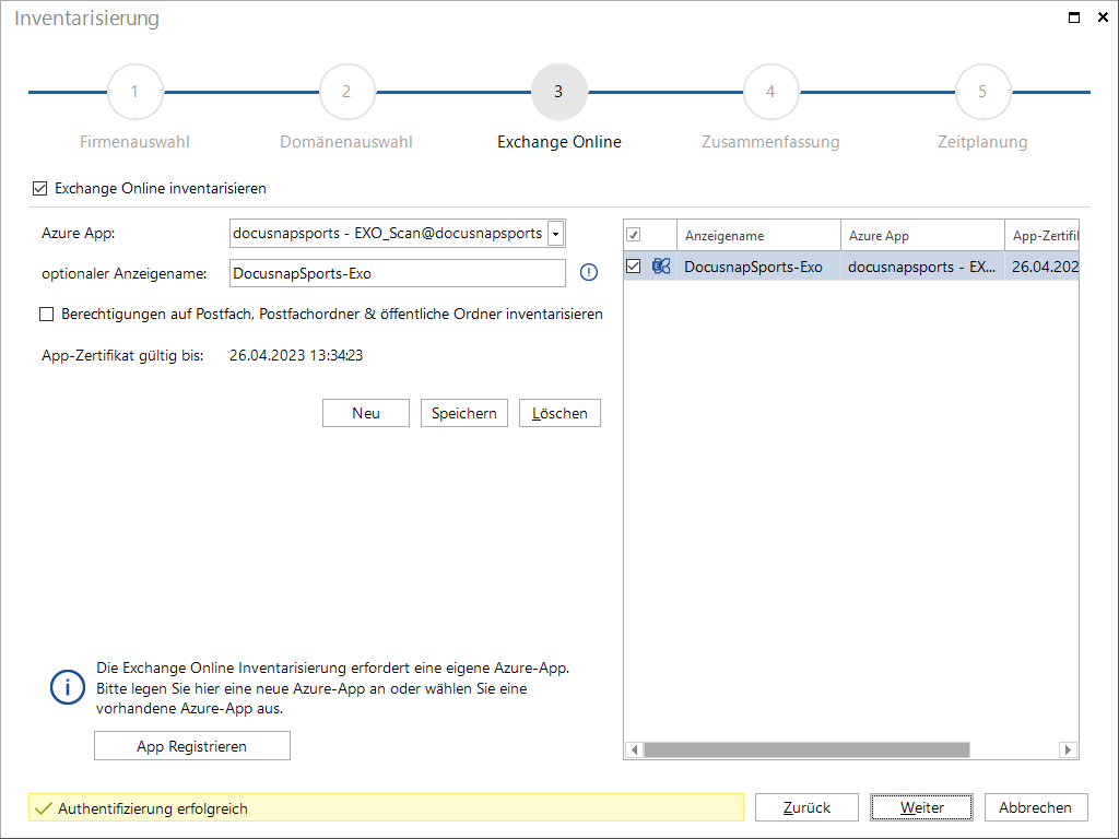 Docusnap-Inventarisierung-Exchange-Online-Assistent