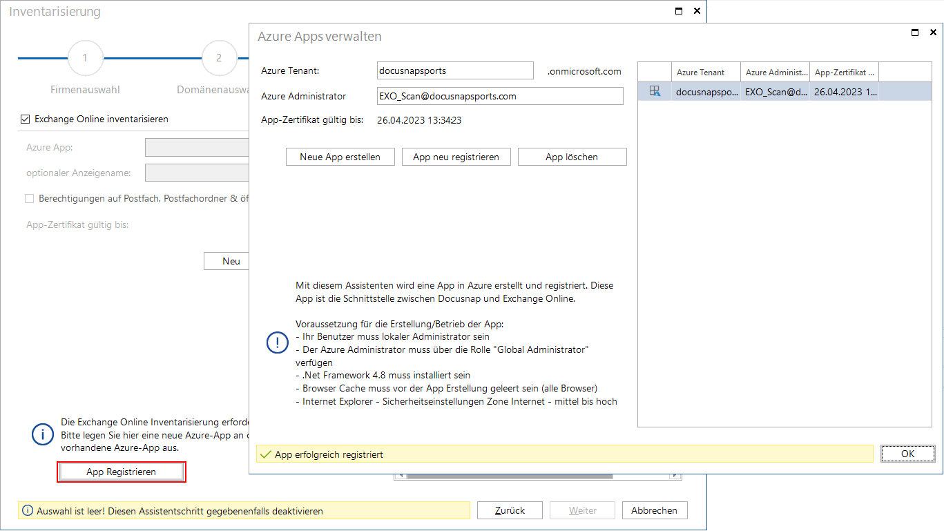 Docusnap-Inventarisierung-Exchange-Online