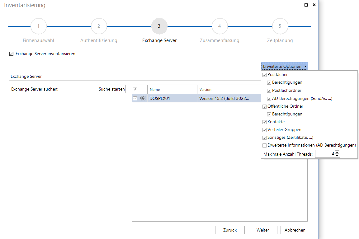 Docusnap-Inventarisierung-Exchange-Server