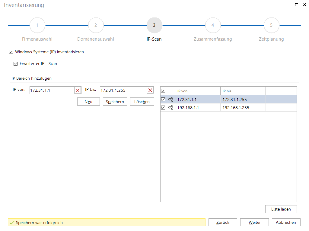 Docusnap-Inventarisierung-IP-Scan