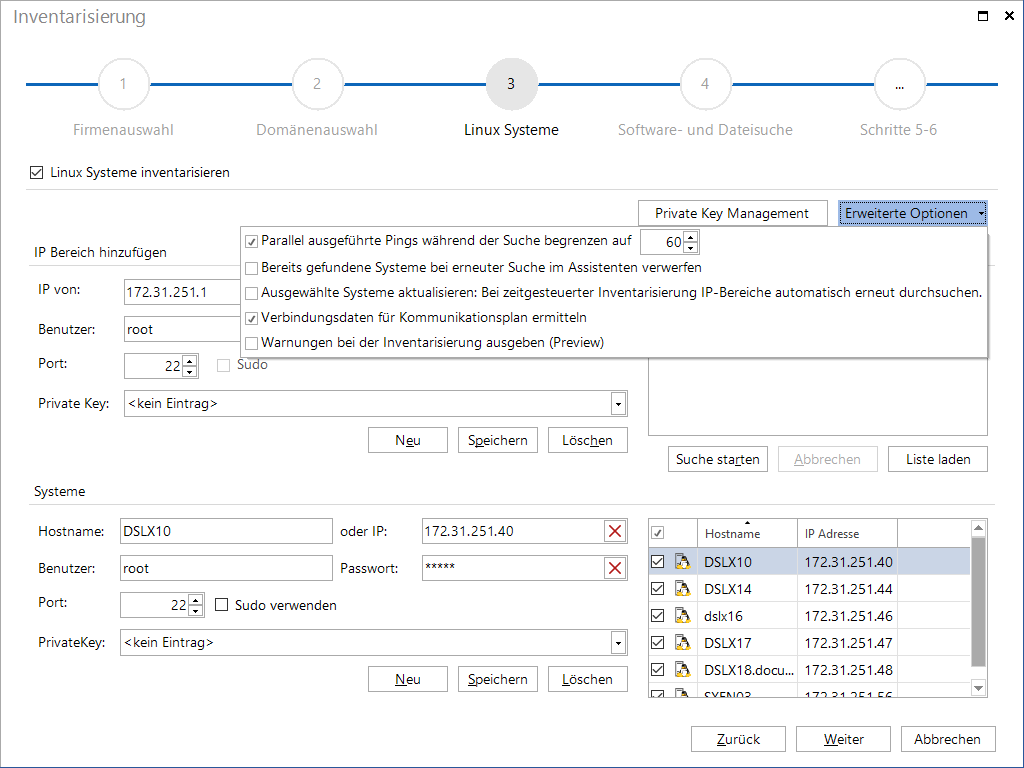 Docusnap-Inventarisierung-Linux-Systeme