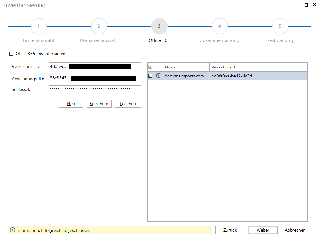 Docusnap-Inventarisierung-Office365
