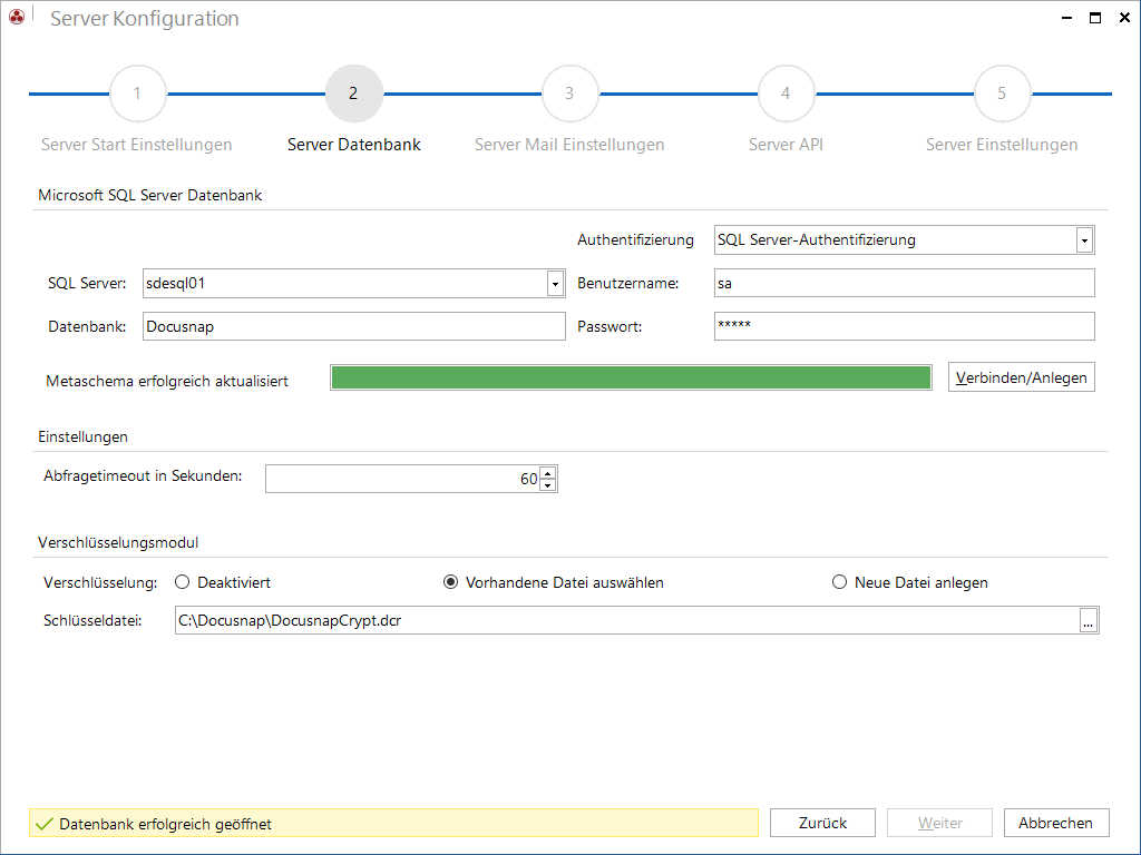 Docusnap-Konfiguration-Server-Datenbank