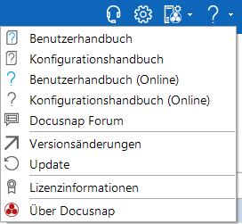 Docusnap-Menue-Hilfe