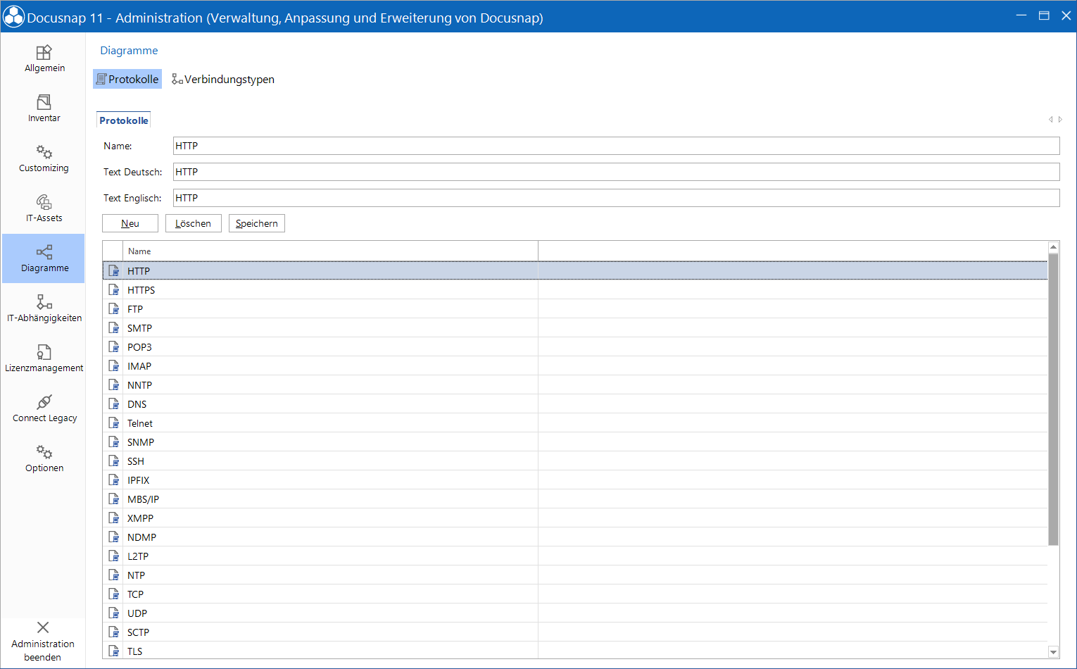 Docusnap-Administration-Beziehungen-Protokolle