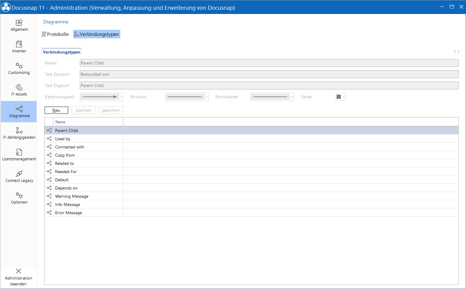 Docusnap-Administration-Beziehungen-Verbindungstypen