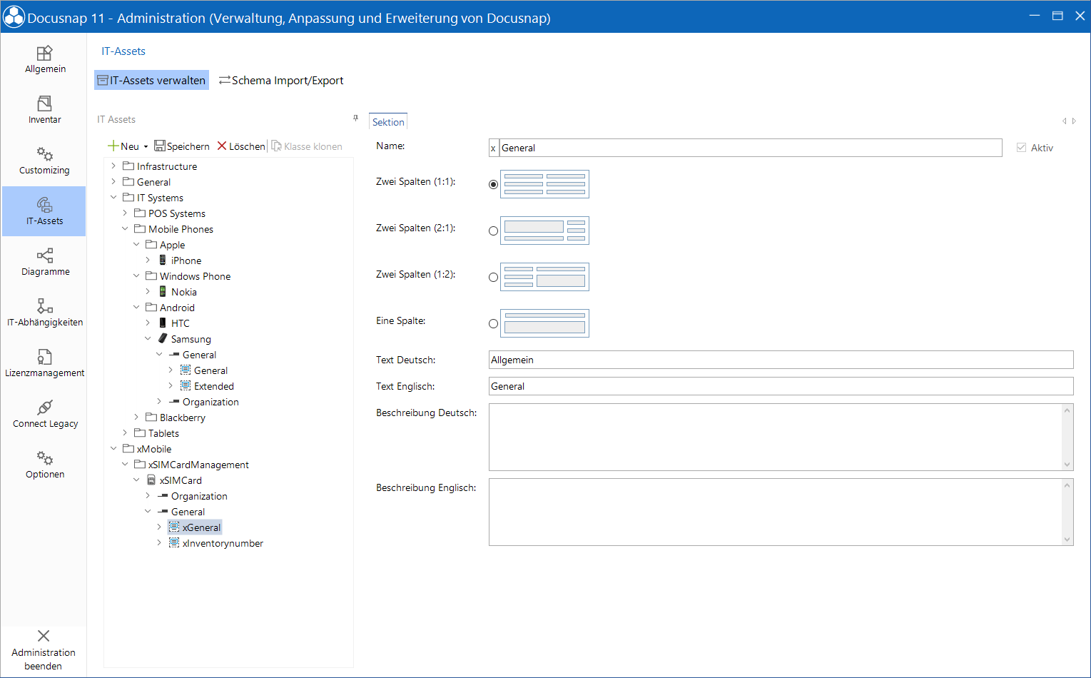 Docusnap-Administration-Inventar-IT-Assets-Sektion