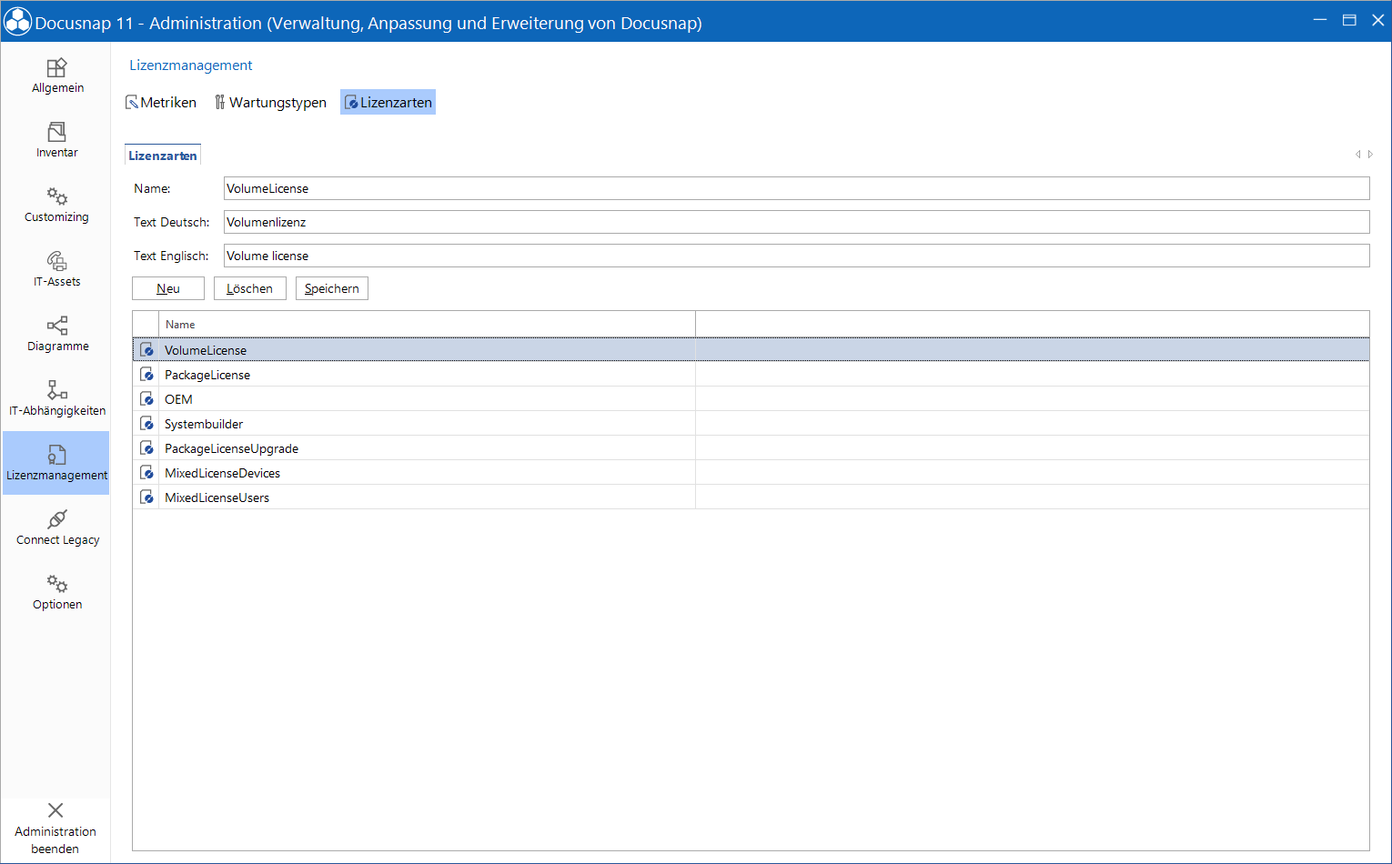 Docusnap-Administration-Lizenzmanagement-Lizenzarten