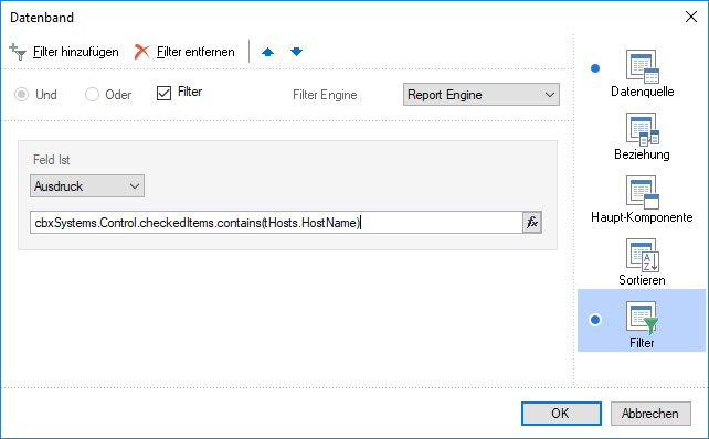 Docusnap-Berichte-Dialog-Datenband-Filter-Multi