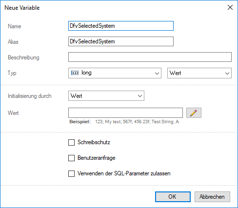 Docusnap-Berichte-Dialog-Variable