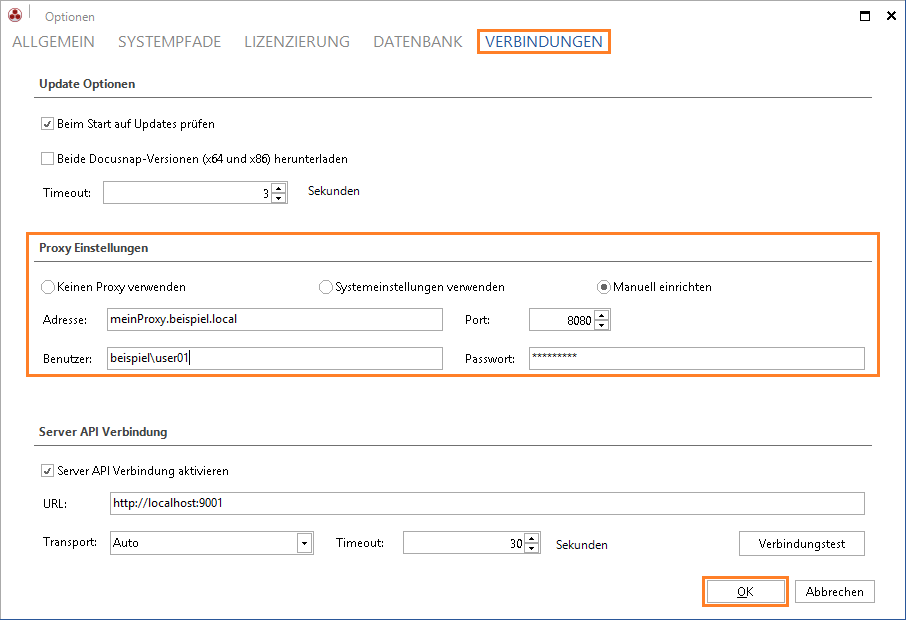 Docusnap-Allgemein-Optionen-Verbindung-Proxy