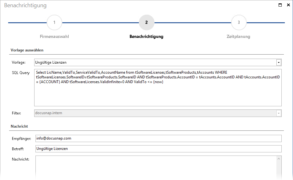 Docusnap-Benachrichtigungen-Benachrichtigungen