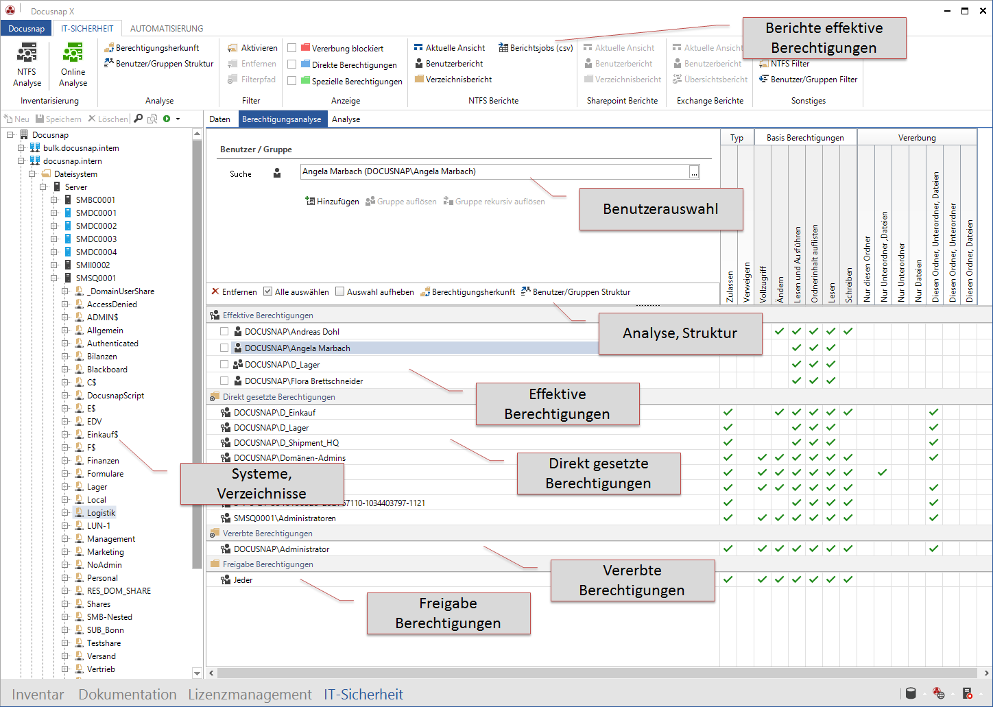 Docusnap-Berechtigungsanalyse-Berechtigungen-Anzeigen-Beschriftung