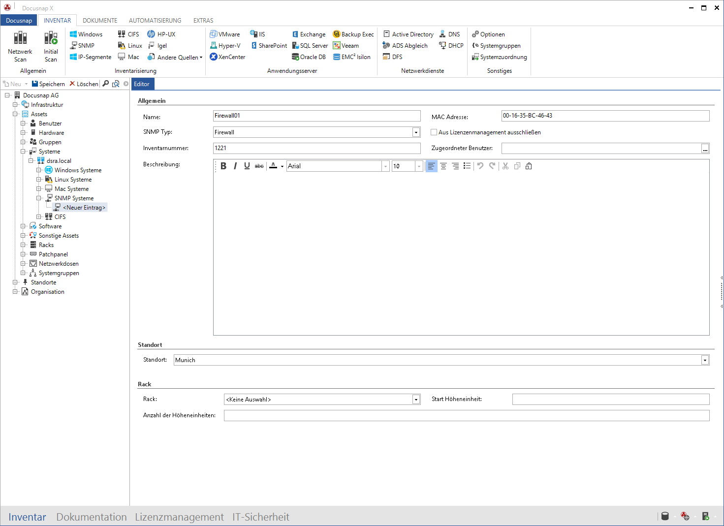 Docusnap-Datenexplorer-Firewall-Erstellen