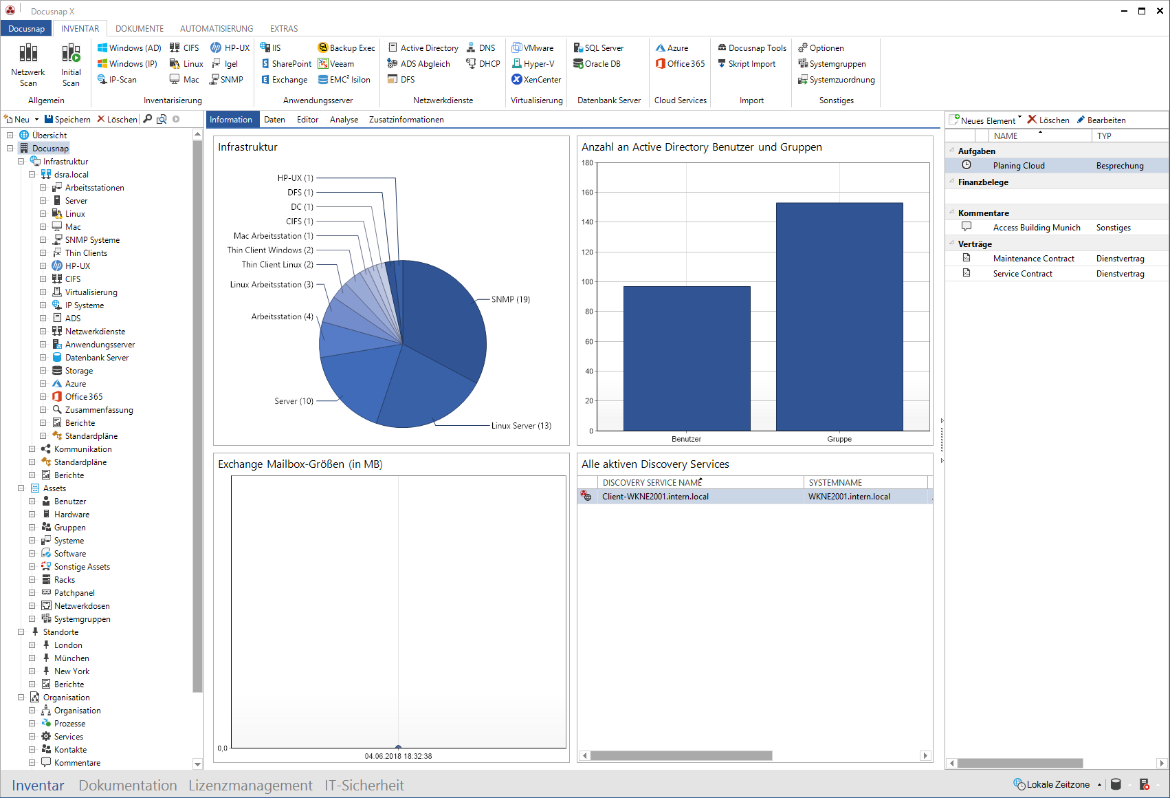 Docusnap-Datenexplorer-Information