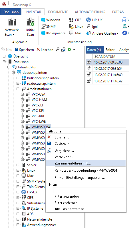 Docusnap-Datenexplorer-Zusammenfuehren-Mit