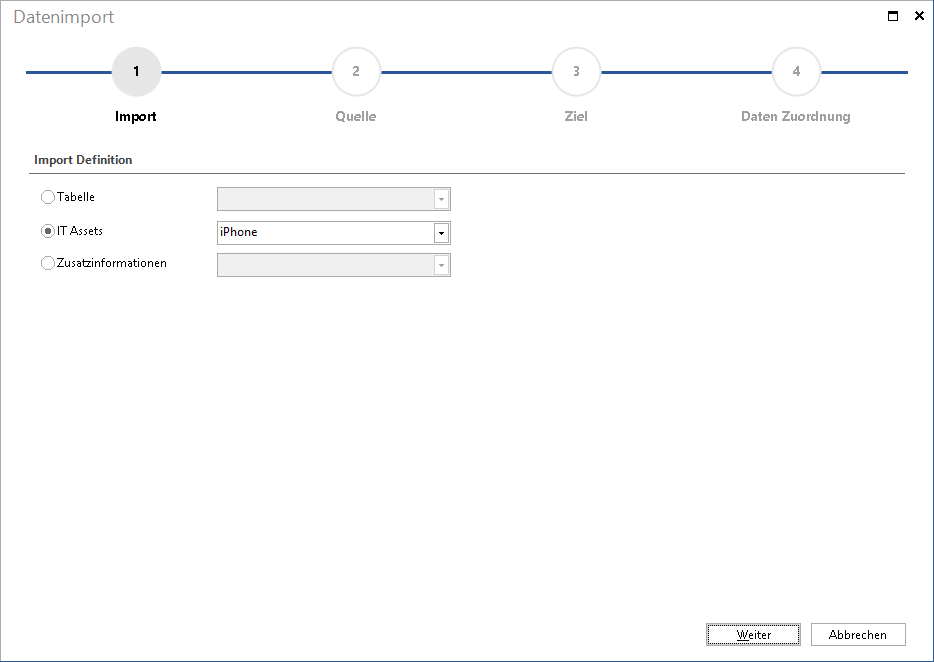 Docusnap-Datenimport-Import